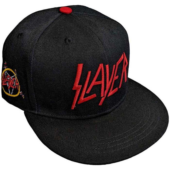 Slayer - Premium Snapback Cap (Reign In Blood & Logo)