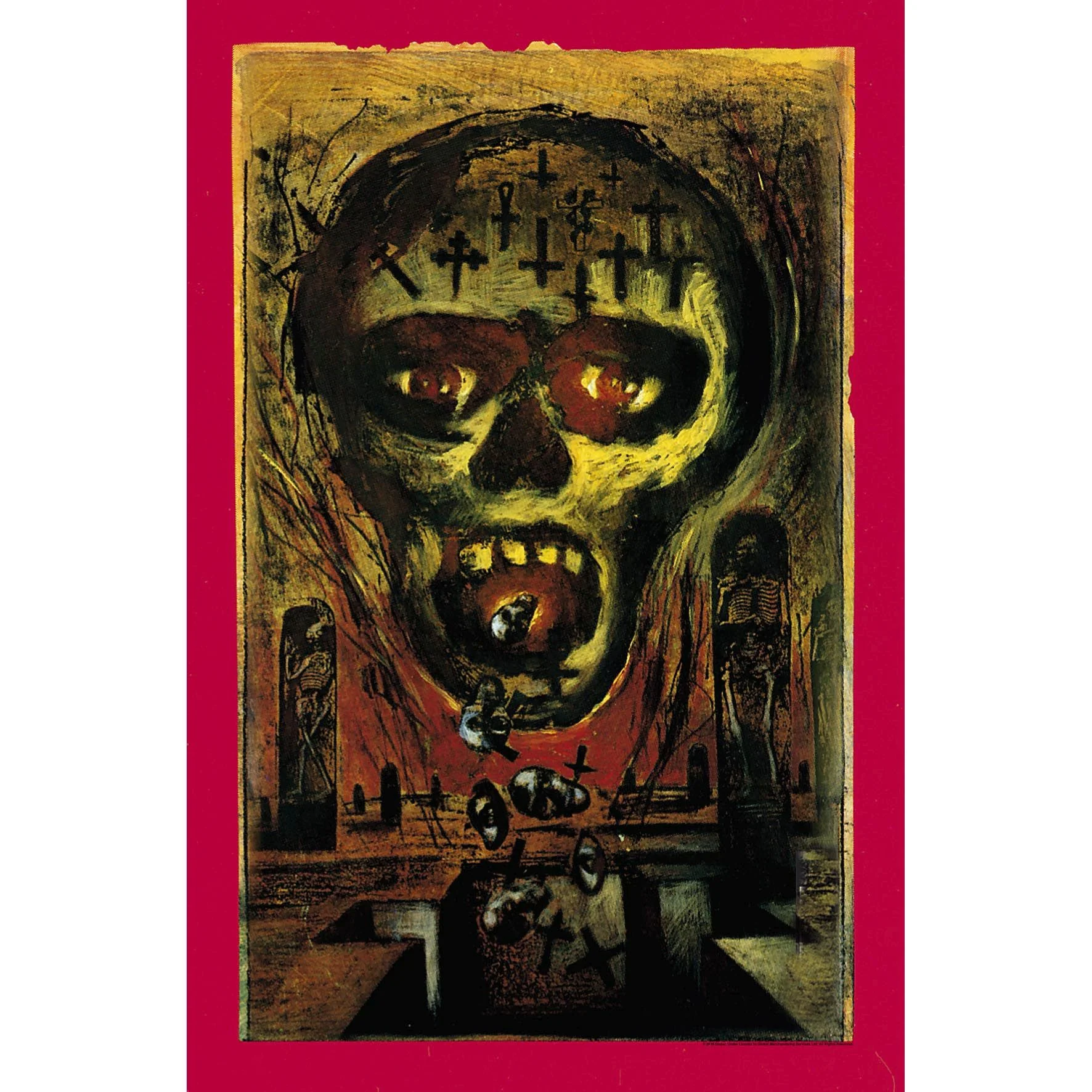 Slayer - Premium Textile Poster Flag (Seasons In The Abyss) 104cm x 66cm