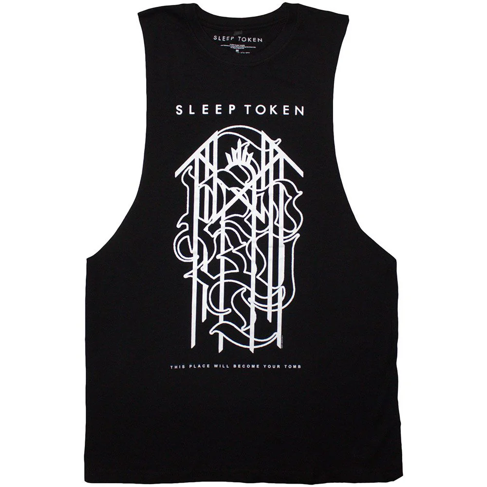 Sleep Token - TPWBYT Sigil Black Tank Singlet - 100% Official Merchandise