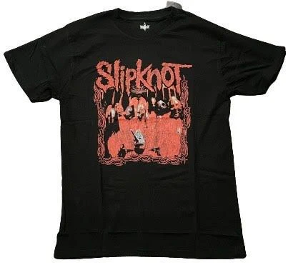 Slipknot - 3XL, 4XL, 5XL 1st Album Band Frame (all red print) Black Shirt - 100% Official Merchandise