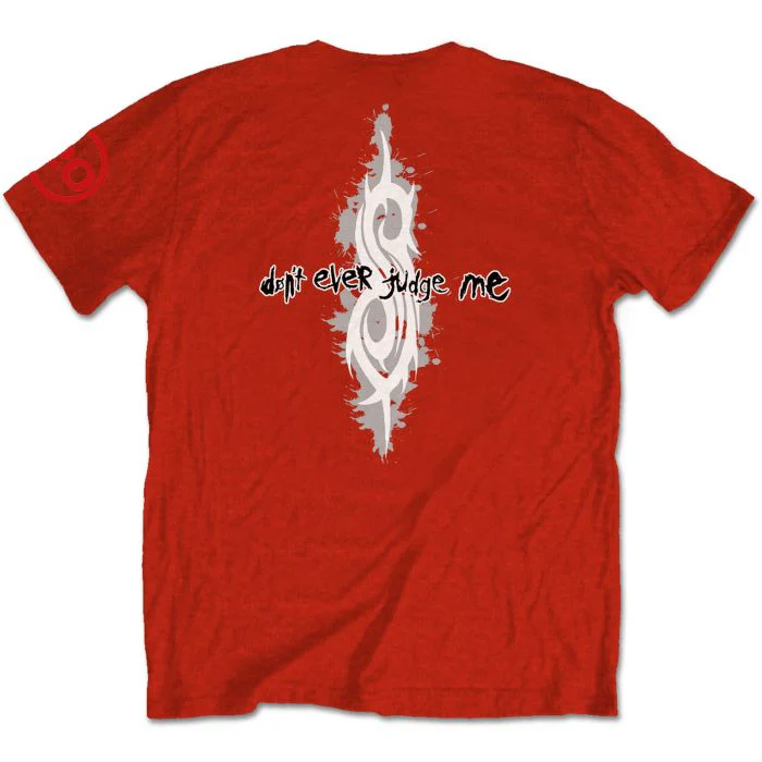 Slipknot - Don't Ever Judge Me 20th Ann. Red Shirt - 100% Official Merchandise - Image 3