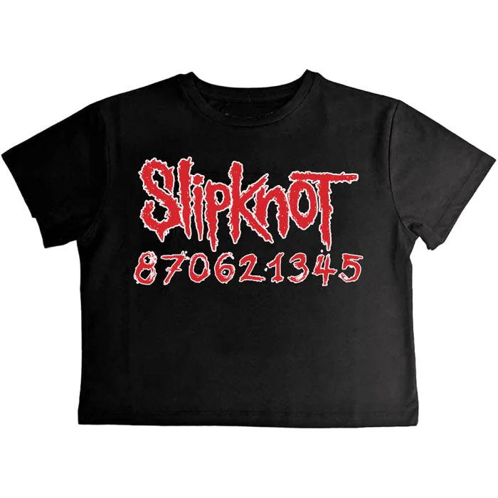 Slipknot - Don't Ever Judge Me Womens Black Crop Top - 100% Official Merchandise - Image 2