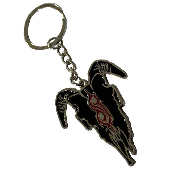Slipknot - Keyring (45mm x 60mm) - Goat Head & S