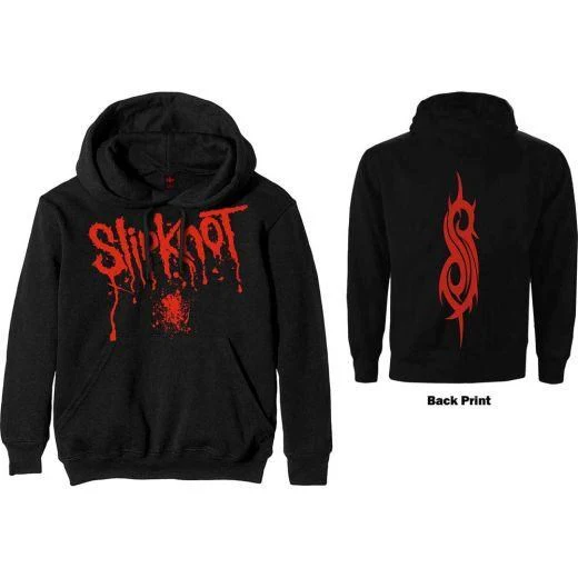 Slipknot - Pullover Black Hoodie (Splatter) - 100% Official Merchandise