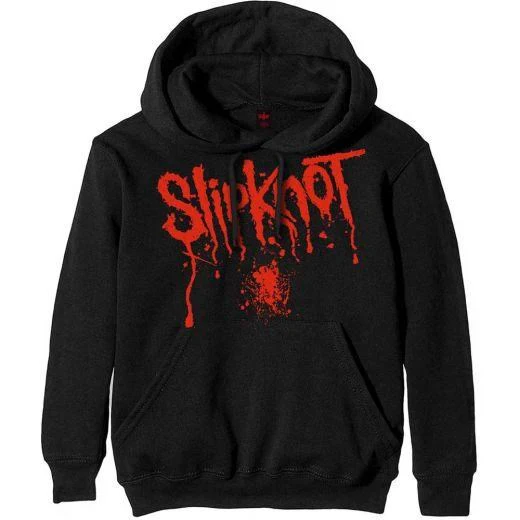 Slipknot - Pullover Black Hoodie (Splatter) - 100% Official Merchandise - Image 3