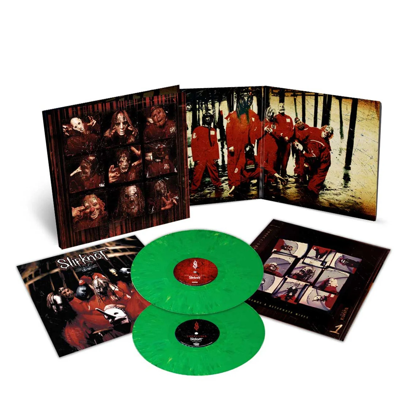 Slipknot - Slipknot (25th Anniversary Ed. 2LP U.S. Indie Exclusive Jade vinyl gatefold reissue) - Vinyl - New