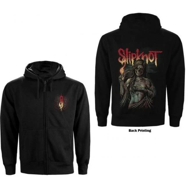 Slipknot - Zip Hoodie (Burn Me Away) - 100% Official Merchandise