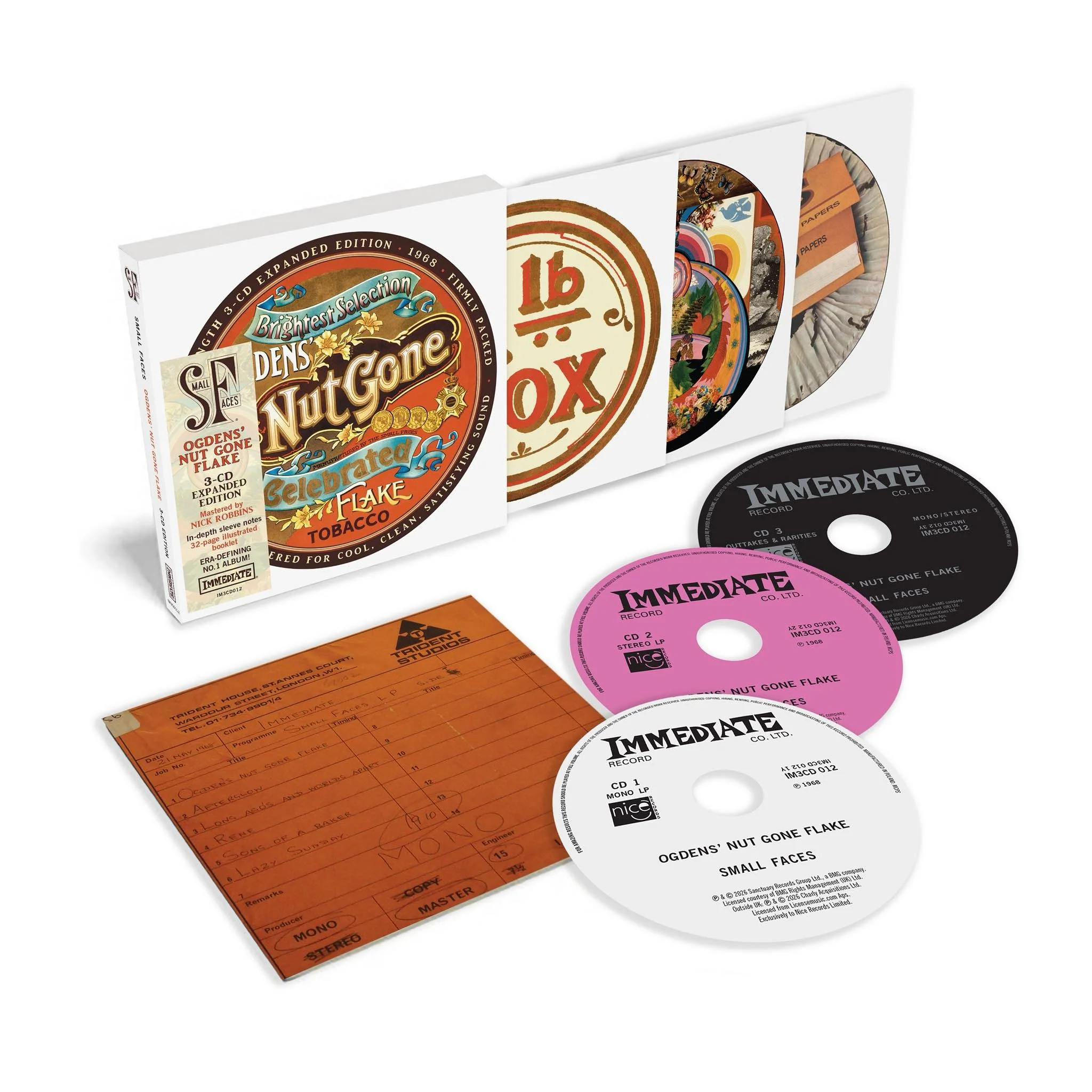 Small Faces - Ogdens' Nut Gone Flake (2026 3CD Remaster) - CD - New