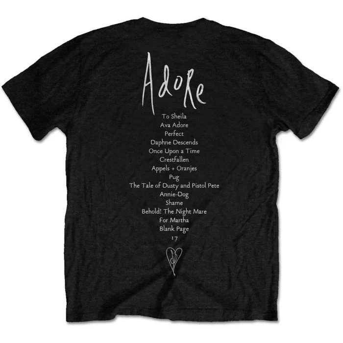 Smashing Pumpkins - Adore Tracklist Black Shirt - 100% Official Merchandise - Image 3