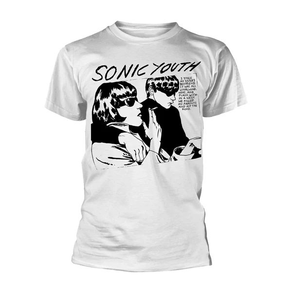Sonic Youth - Goo White Shirt - 100% Official Merchandise