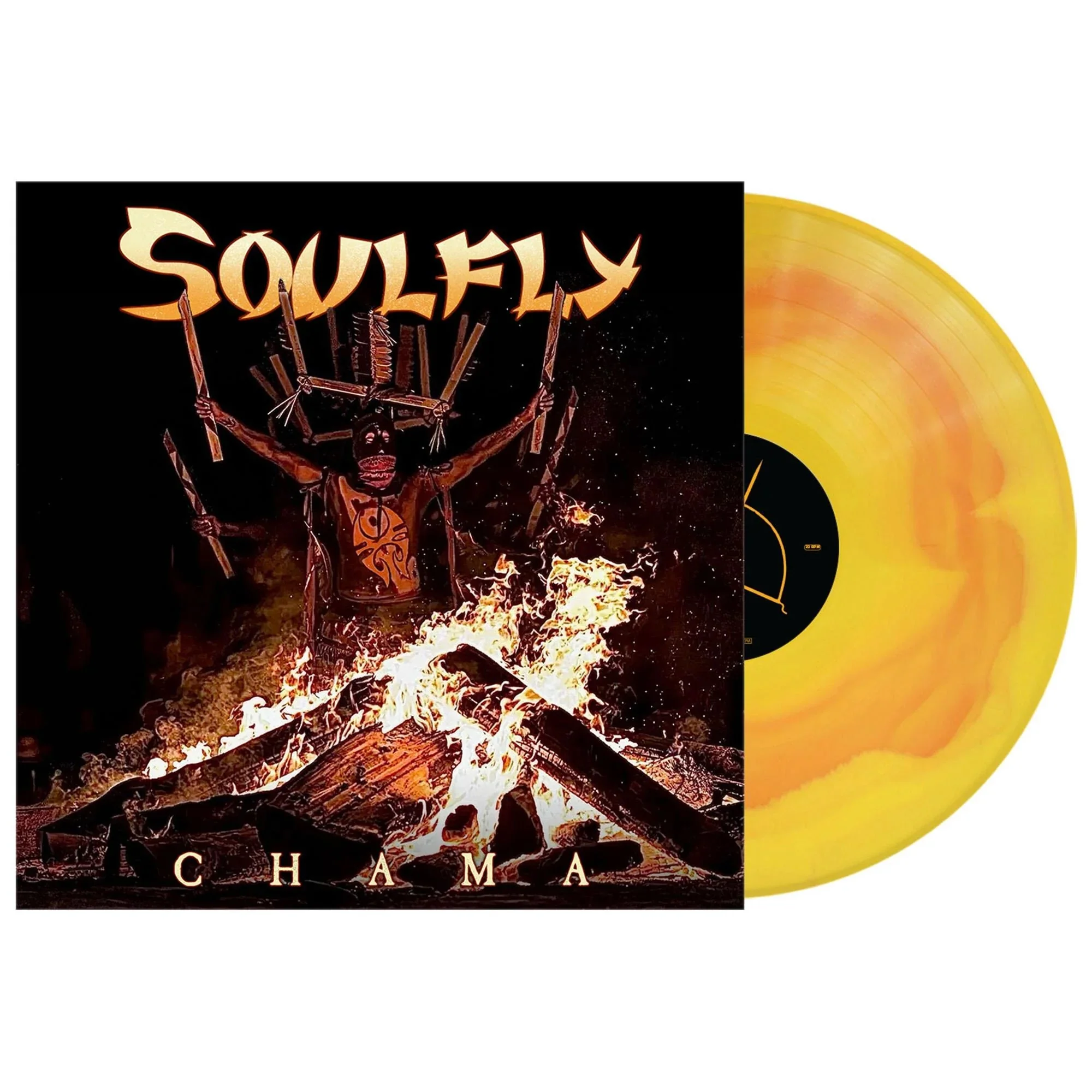 Soulfly - Chama (Yellow Orange Corona vinyl gatefold) - Vinyl - New