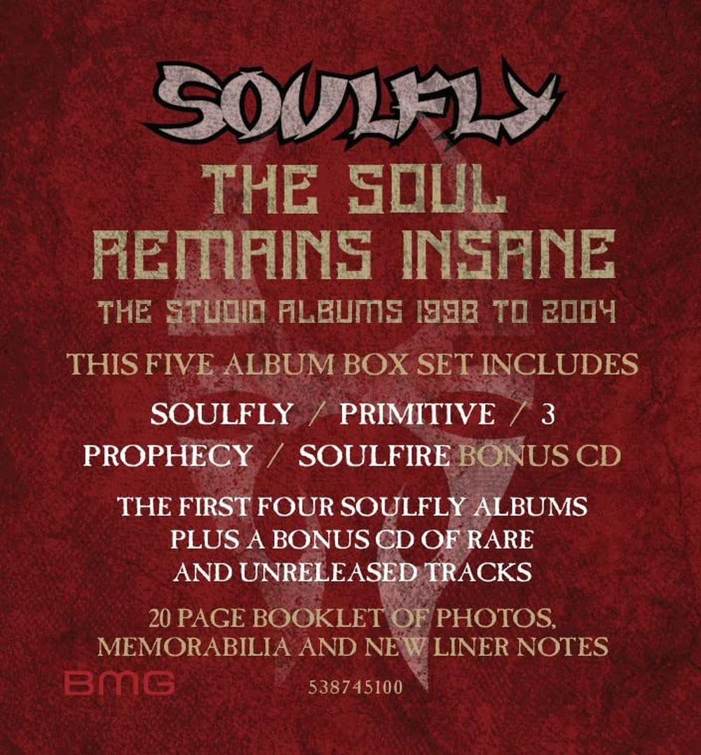 Soulfly - Soul Remains Insane, The (Soulfly/Primitive/3/Prophecy/Soulfire) (5CD Box Set) - CD - New - Image 3