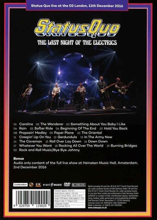 Status Quo - Last Night Of The Electrics, The (R0) - DVD - Music - Image 2