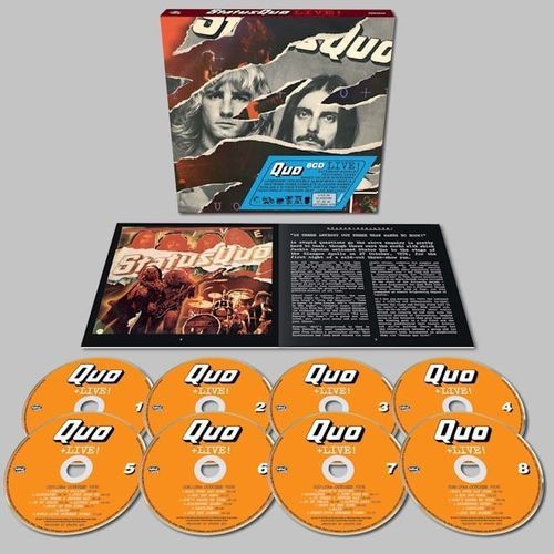 Status Quo - Live! (2025 Deluxe Ed. 8CD Box Set reissue) - CD - New