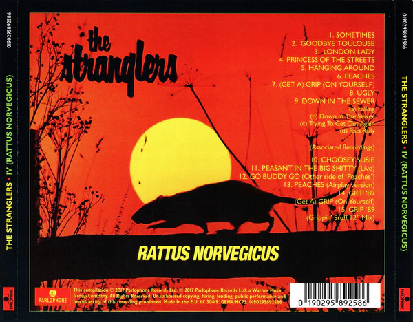 Stranglers - Rattus Norvegicus (2017 Euro. Reissue w. 6 bonus tracks) - CD - New - Image 2