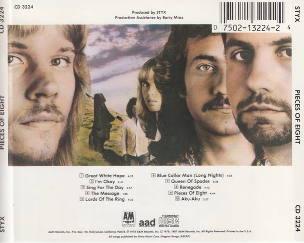Styx - Pieces Of Eight - CD - New - Image 2