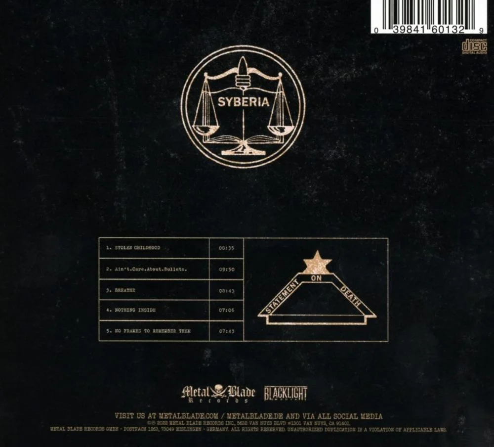 Syberia - Statement On Death - CD - New - Image 2