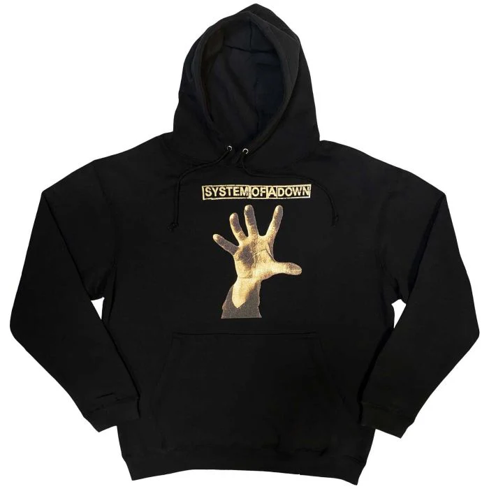 System Of A Down - Pullover Black Hoodie (Hand) - 100% Official Merchandise