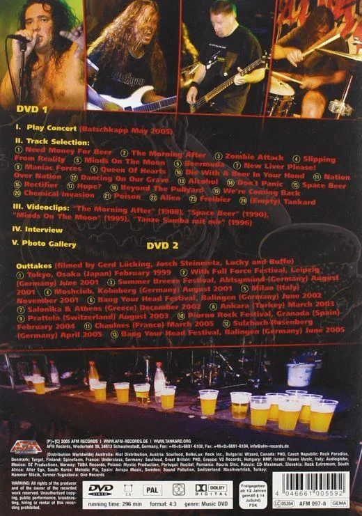 Tankard - Fat, Ugly And Still (A)Live (2DVD) (R0) - DVD - Music - Image 2
