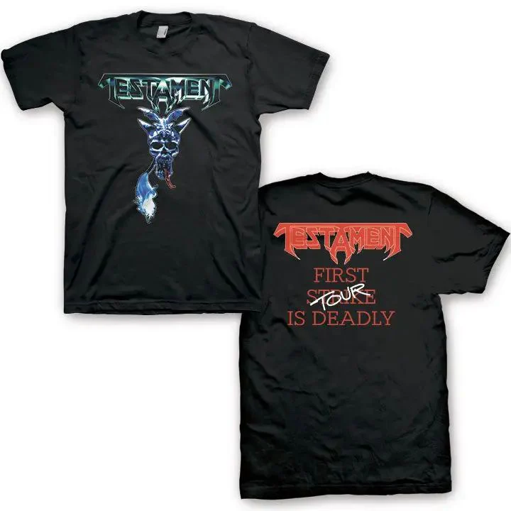 Testament - First Strike Black Shirt - 100% Official Merchandise