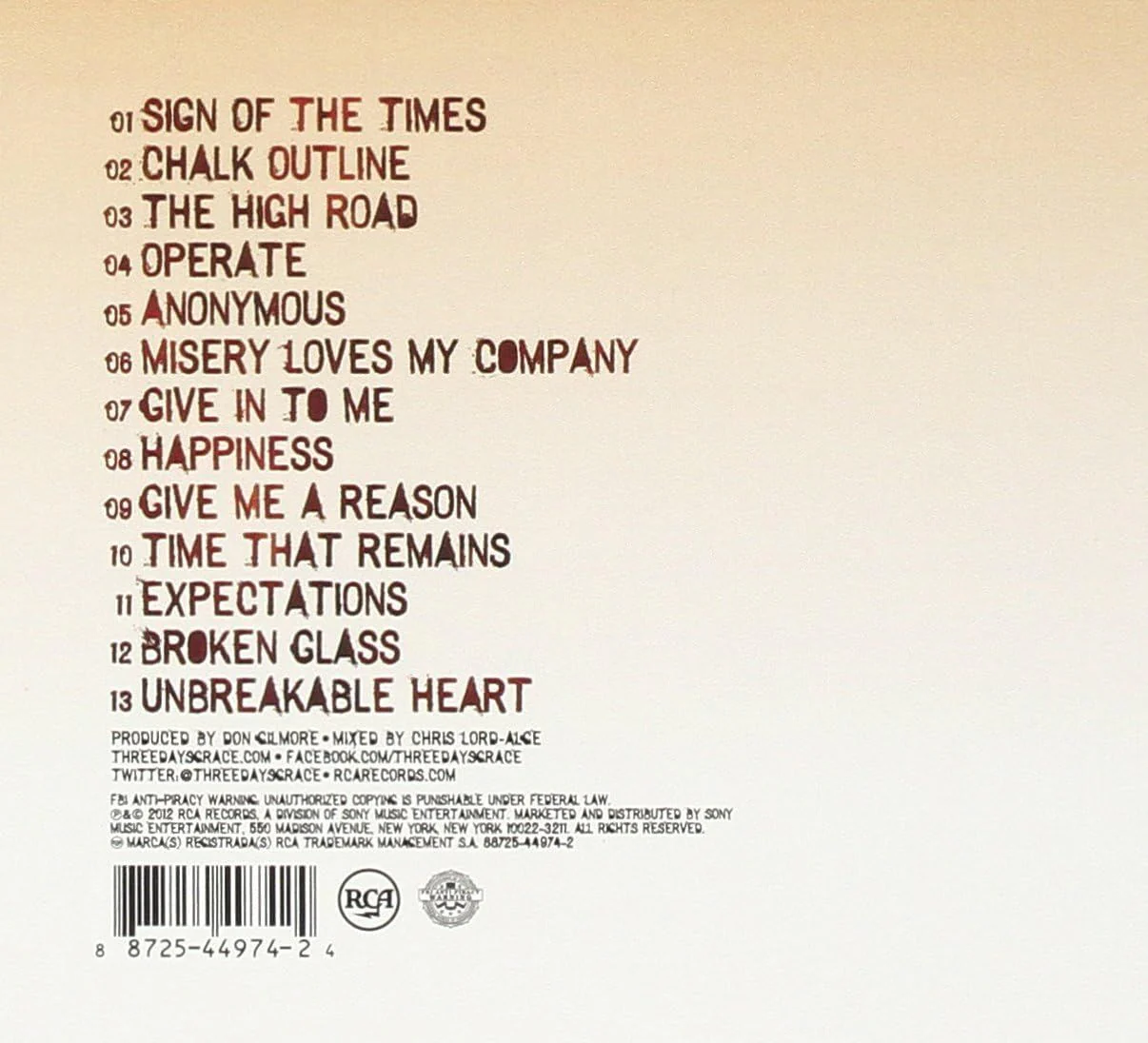 Three Days Grace - Transit Of Venus - CD - New - Image 2