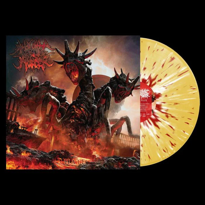 Thy Art Is Murder - Hate (Ltd. Ed. 2023 Yellow with Red & White Splatter vinyl reissue - 2800 copies) - Vinyl - New