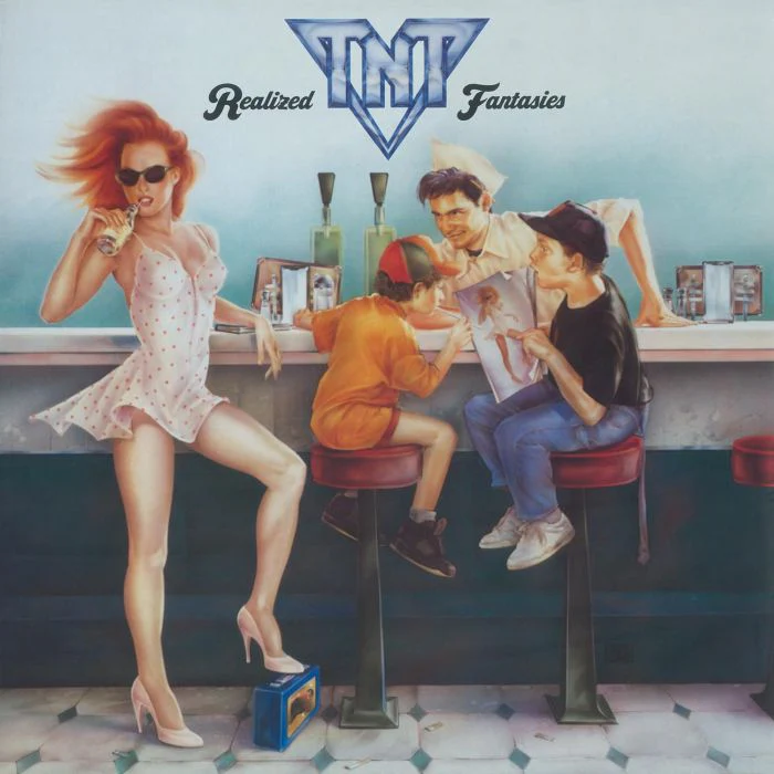 TNT - Realized Fantasies (Ltd. Ed. 2024 180g Crystal Clear & Turquoise Marbled vinyl reissue - numbered ed. of 750) - Vinyl - New