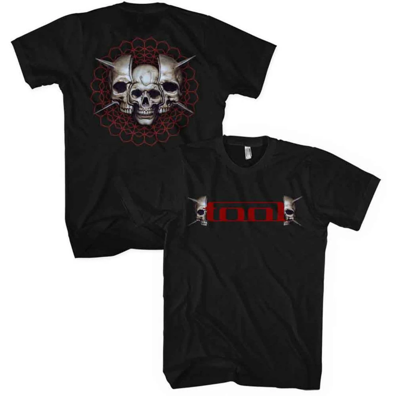 Tool - Skull Spikes Black Shirt - 100% Official Merchandise