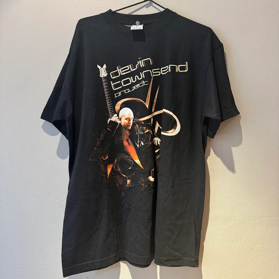 Townsend, Devin - Devin & Guitar Black Shirt - 100% Official Merchandise