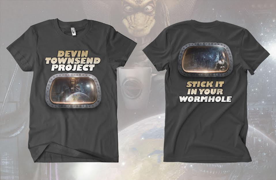 Townsend, Devin - Stick To Your Wormhole Black Shirt - 100% Official Merchandise