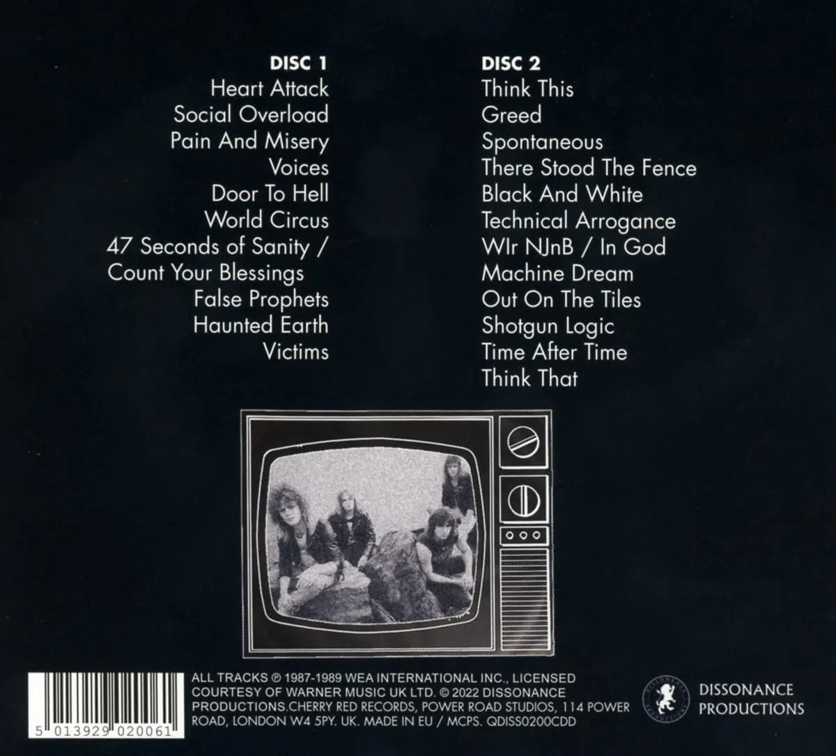 Toxik - World Circus/Think This (2022 2CD reissue) - CD - New - Image 2