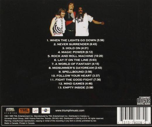 Triumph - Stages - CD - New - Image 2