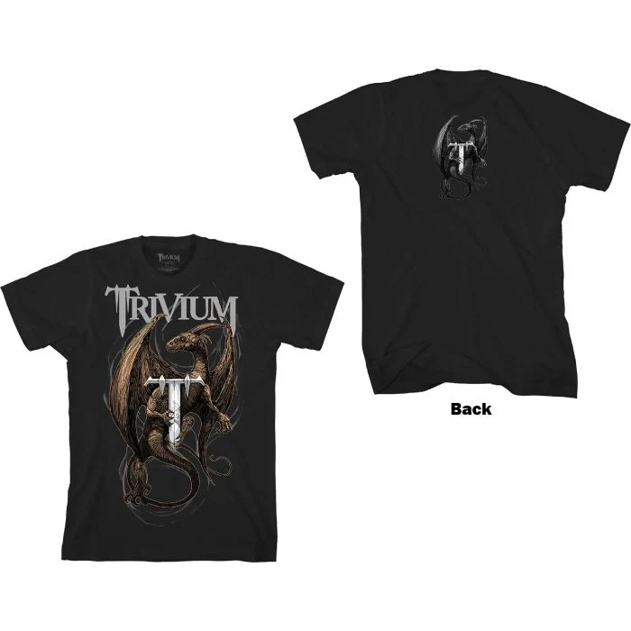 Trivium - Perched Dragon Black Shirt - 100% Official Merchandise