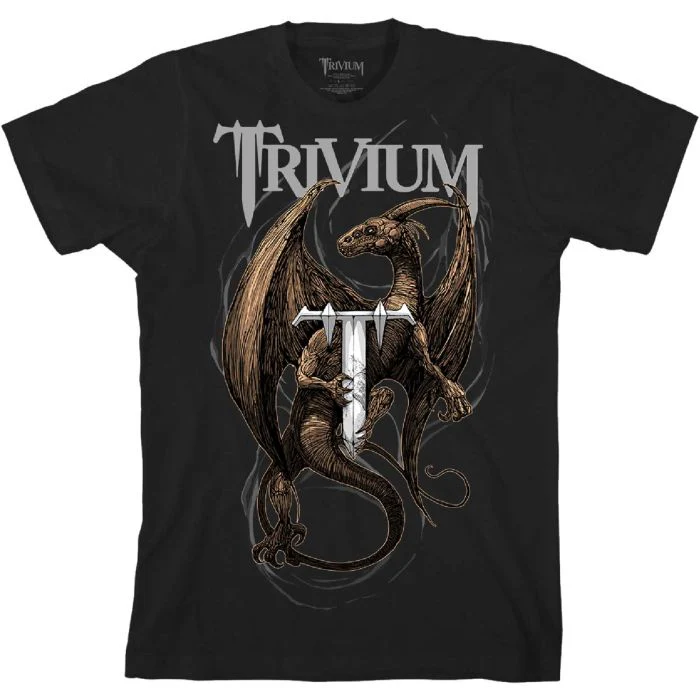 Trivium - Perched Dragon Black Shirt - 100% Official Merchandise - Image 2