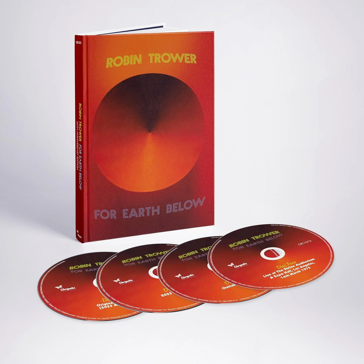 Trower, Robin - For Earth Below (2025 50th Anniversary Ed. 4CD remastered box set reissue) - CD - New
