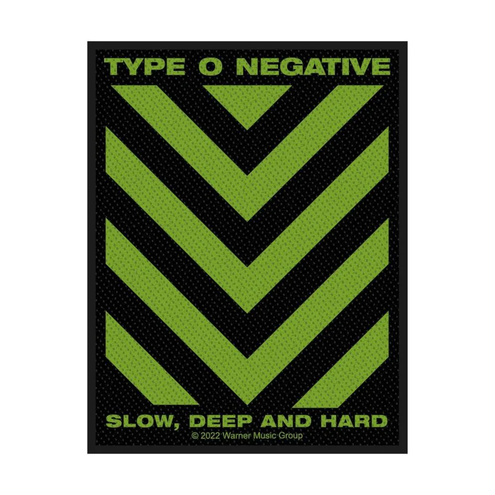 Type O Negative - Slow, Deep & Hard (100mm x 75mm) Sew-On Patch