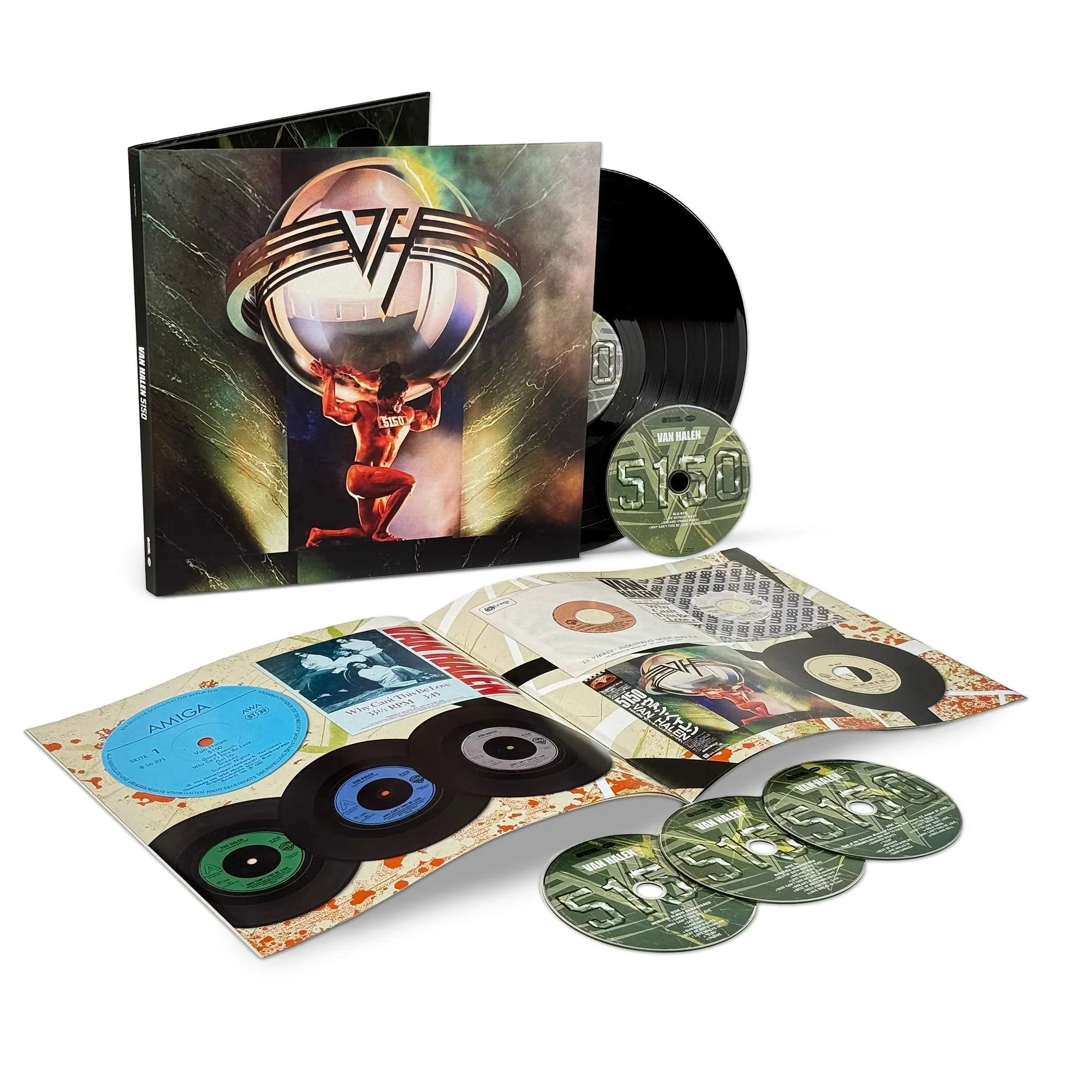 Van Halen - 5150 (Ltd. Ed. 40th Anniversary 2026 LP/3CD/Blu-Ray expanded & remastered box set reissue) - Vinyl - New