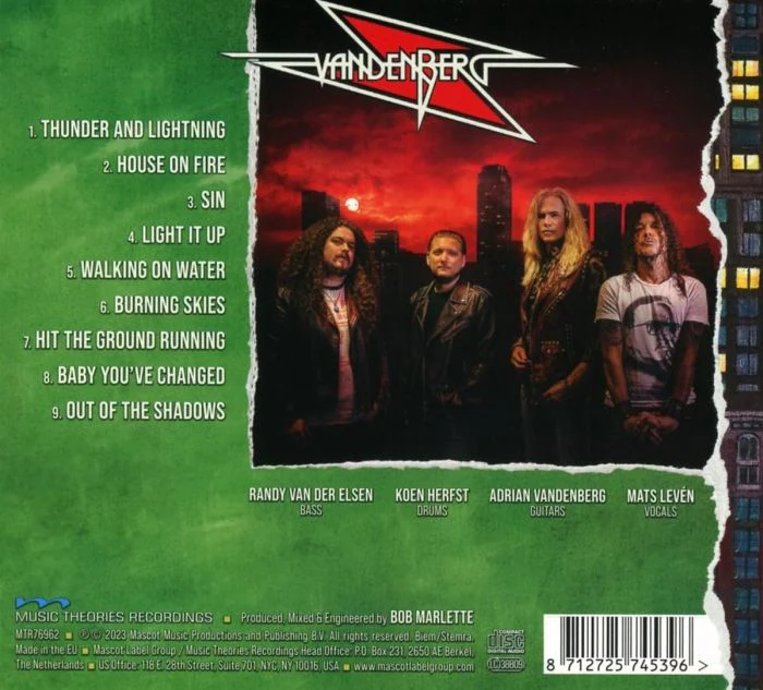 Vandenberg - Sin - CD - New - Image 2