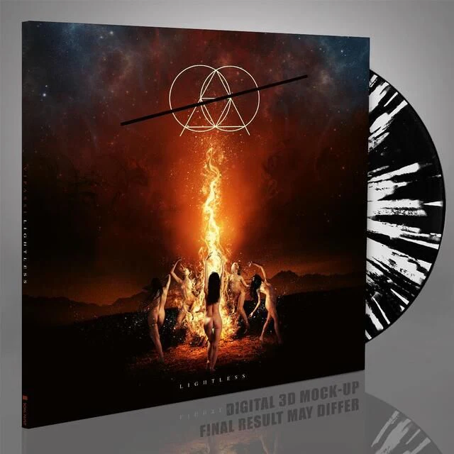 Vipassi - Lightless (Ltd. Ed. Black with White Splatter vinyl gatefold - 250 copies) - Vinyl - New