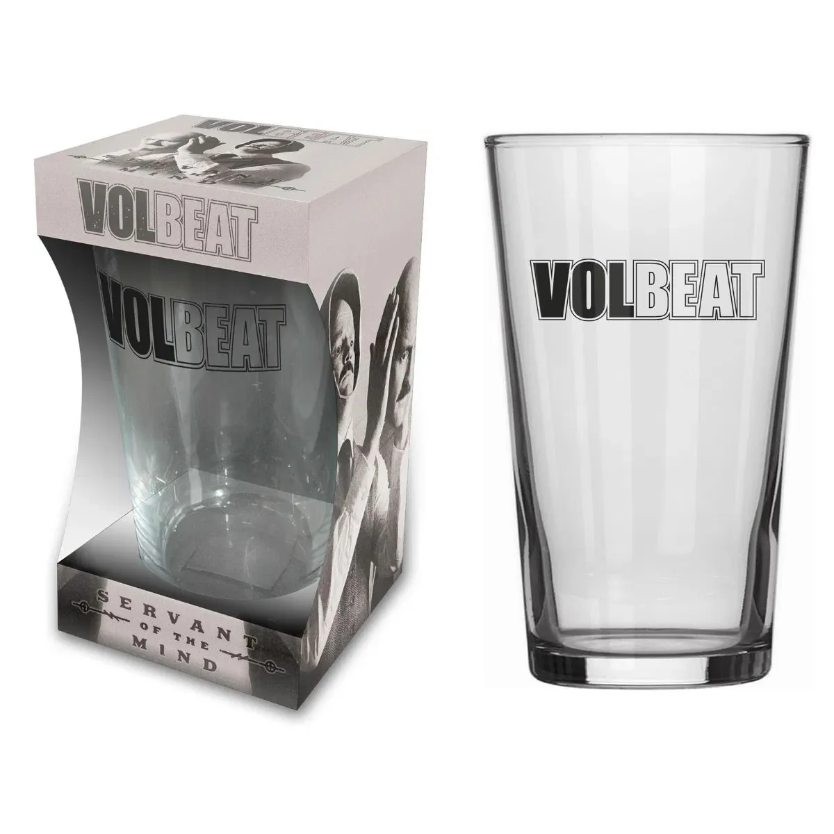 Volbeat - Beer Glass - Pint - Servant Of The Mind