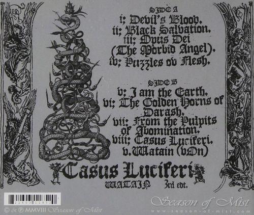 Watain - Casus Luciferi - CD - New - Image 2