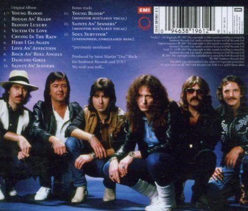 Whitesnake - Saints And Sinners (rem. w. 3 bonus tracks) - CD - New - Image 2