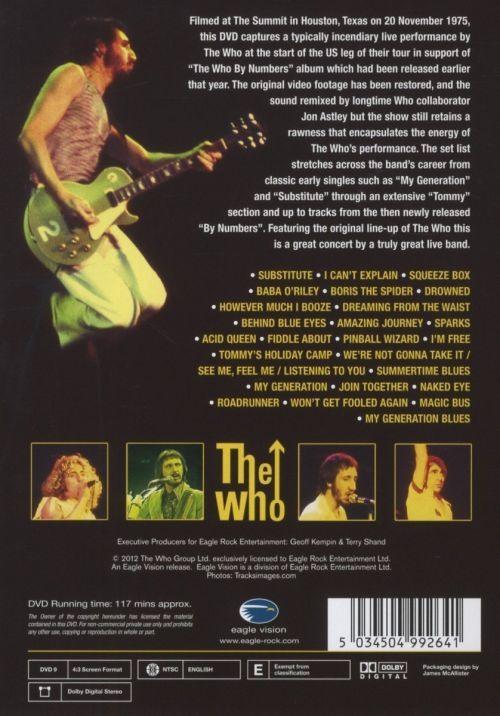 Who - Live In Texas '75 (R0) - DVD - Music - Image 2