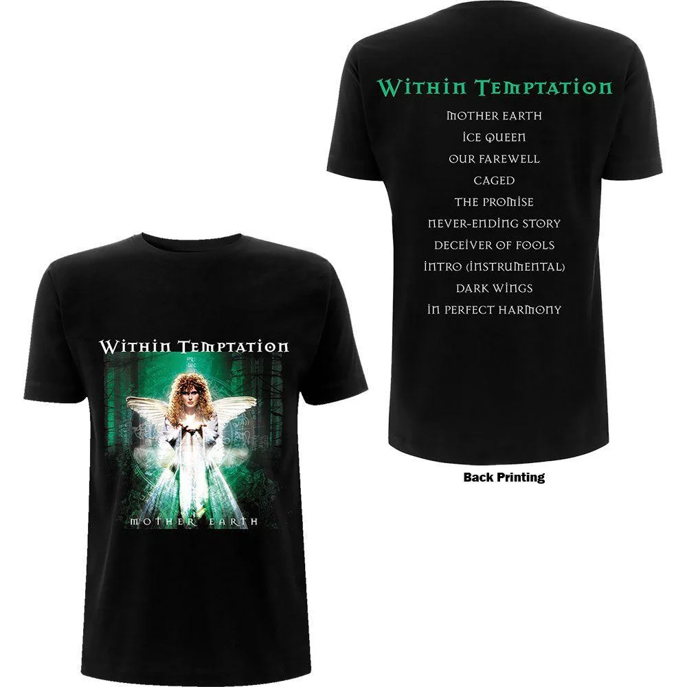 Within Temptation - Mother Earth Black Shirt - 100% Official Merchandise