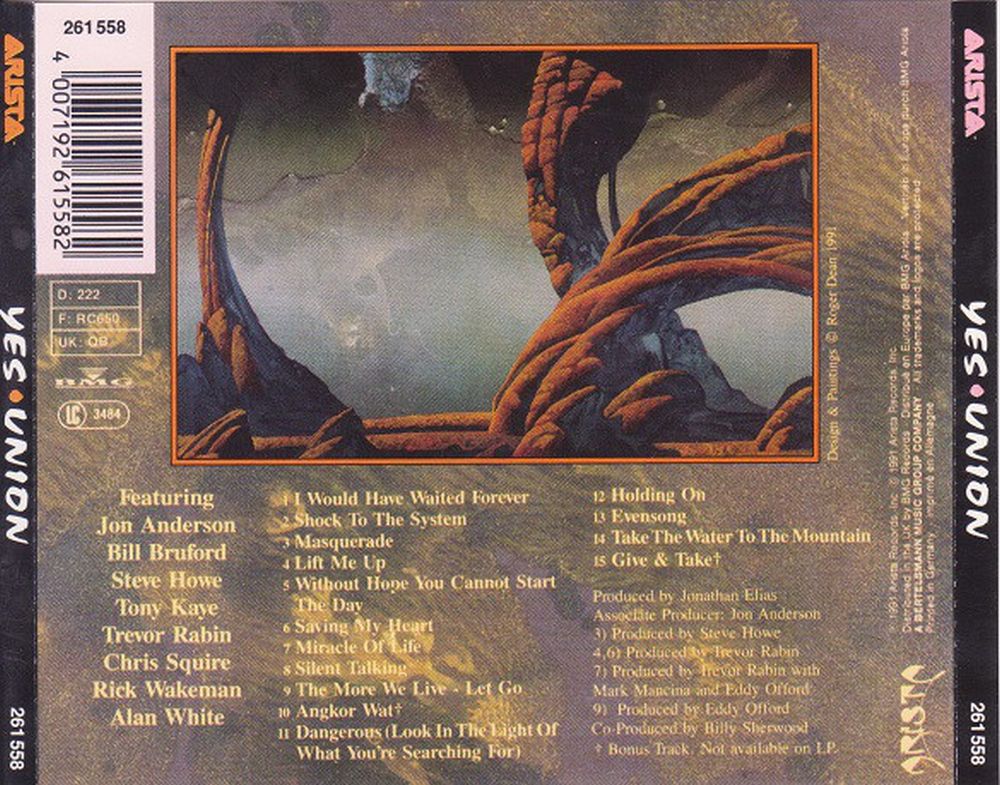 Yes - Union - CD - New - Image 2