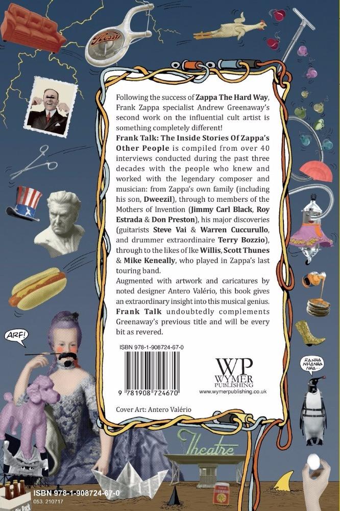 Zappa, Frank - Greenaway, Andrew - Frank Talk - The Inside Stories Of Zappas Other People - Book - New - Image 2