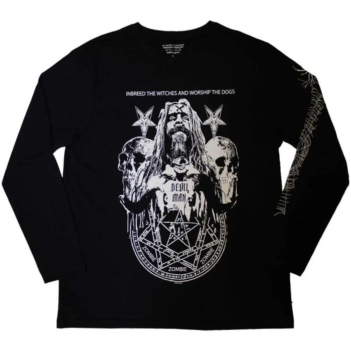 Zombie, Rob - Devil Man Long Sleeve Black Shirt - 100% Official Merchandise